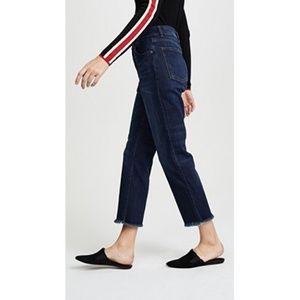 Hollister Raw Hem Straight Jeans